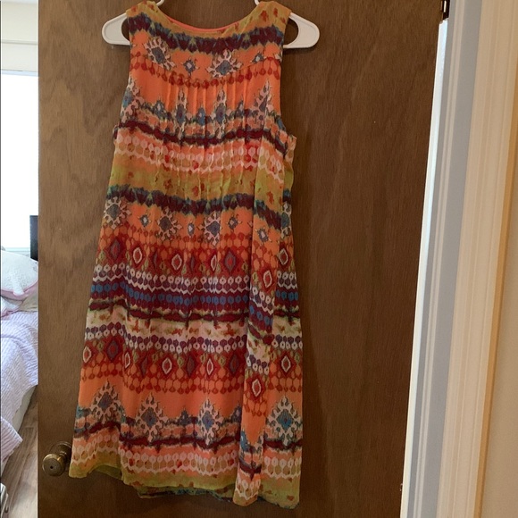 Rabbit Rabbit Rabbit Coral fully lined Sleeveless Dress - Picture 3 of 5